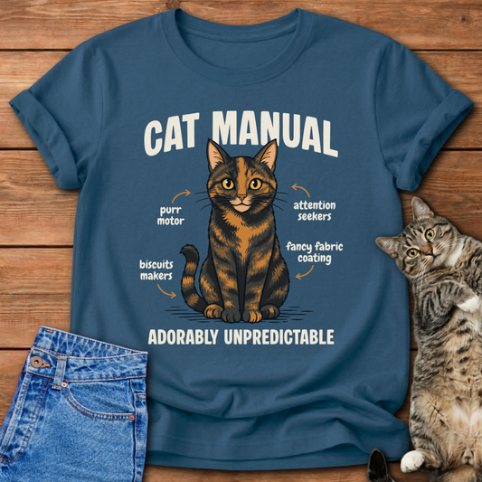 Tortie Cat Manual T-Shirt