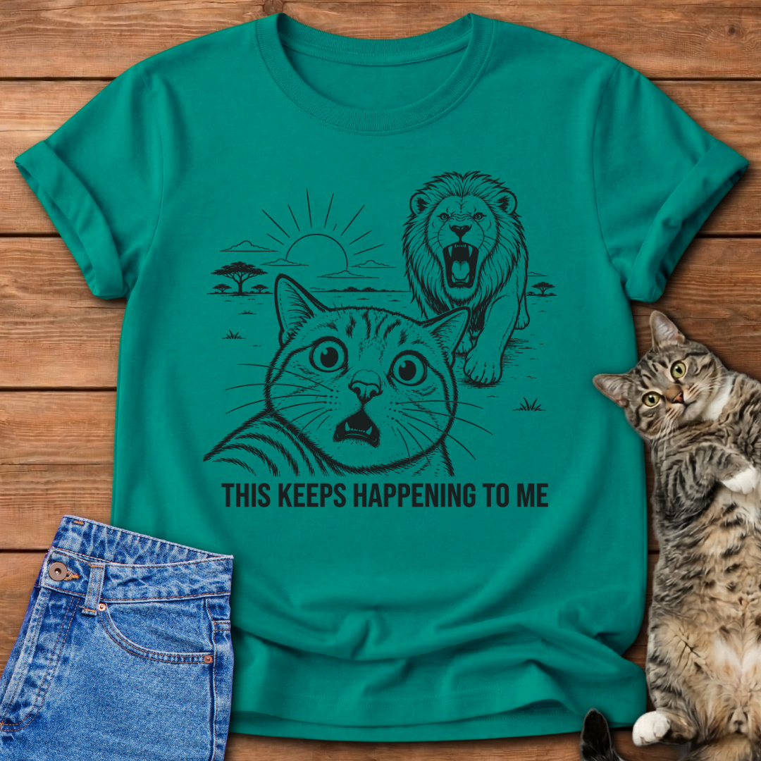 Panic Mode Cat T-Shirt