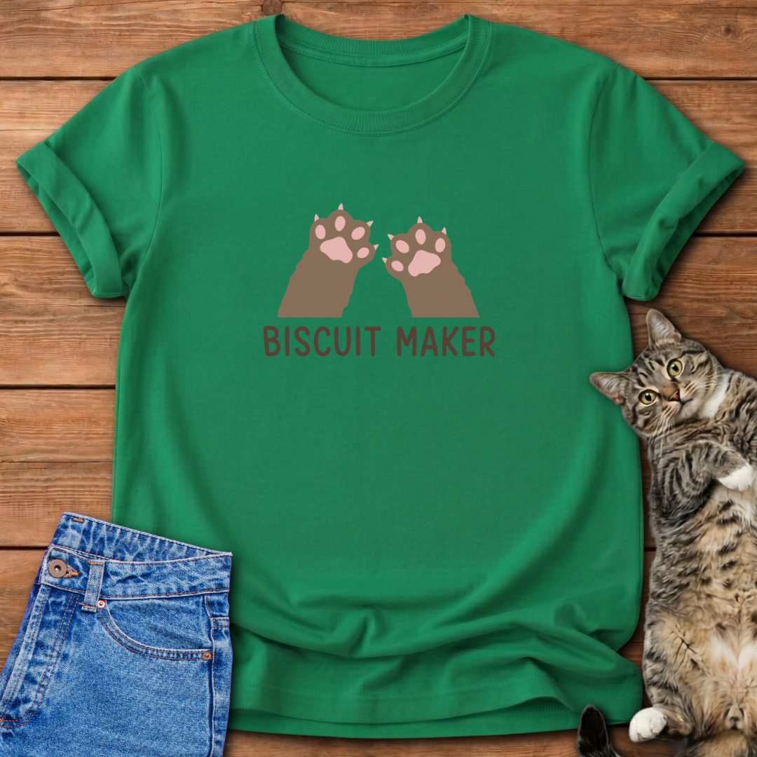 Making Biscuits Funny Cat T-Shirt