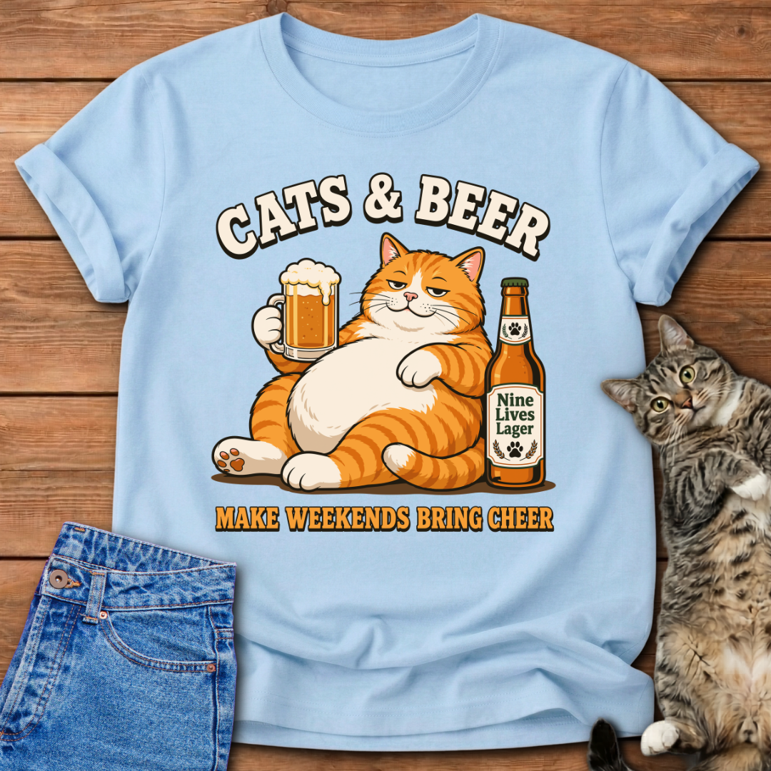 Cats & Beer T-Shirt