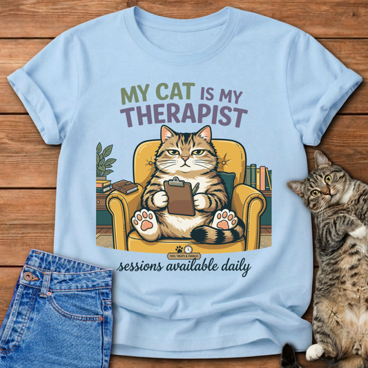 My Cat Is My Therapist T-Shirt