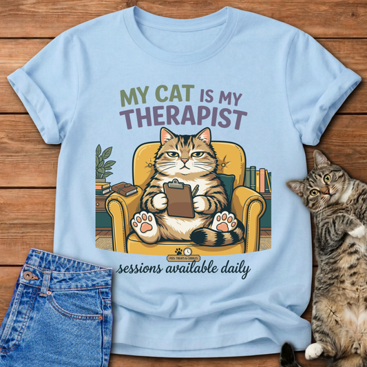 My Cat Is My Therapist T-Shirt