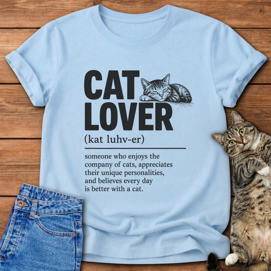 Cat Lover Definition T-Shirt