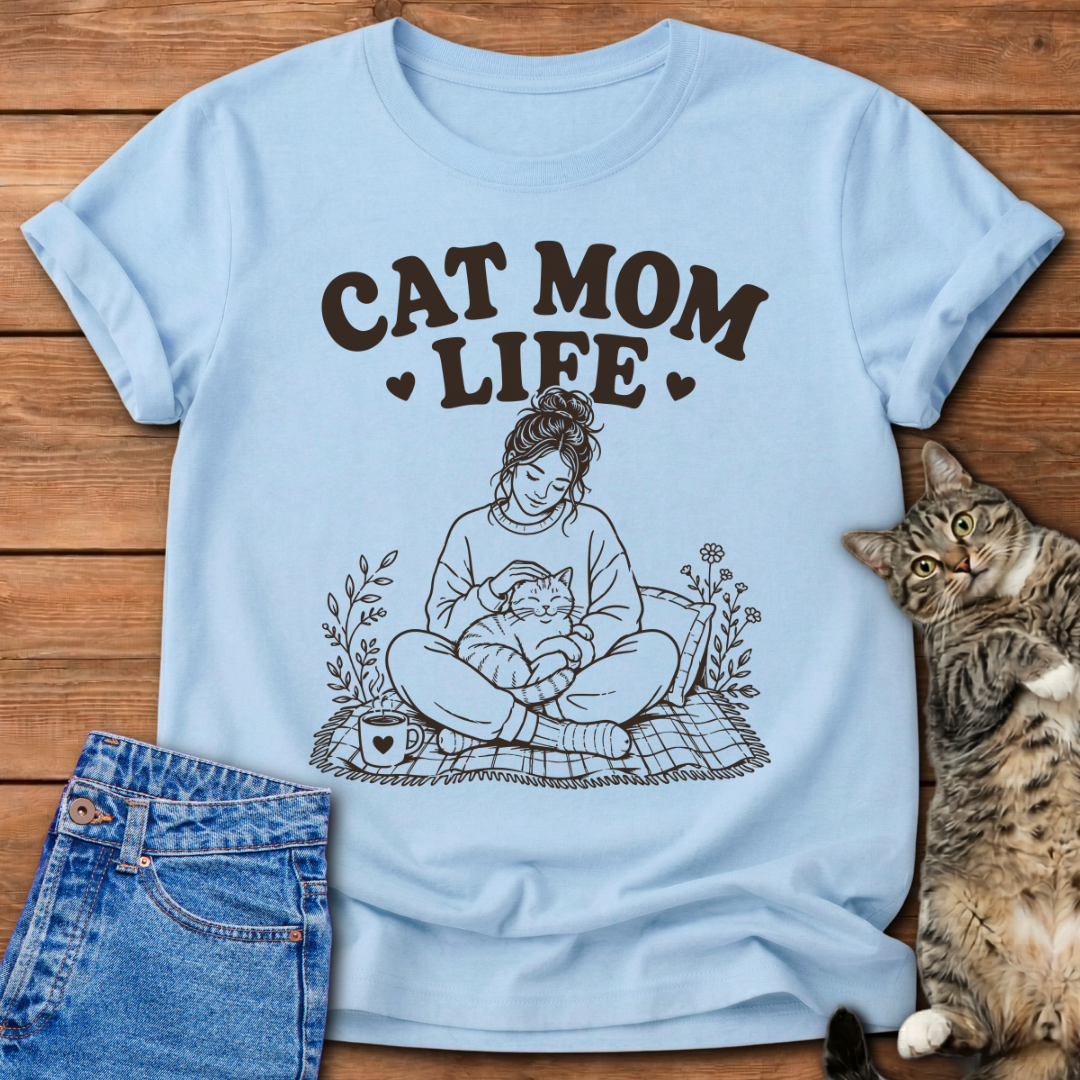 Cat Mom Life T-Shirt