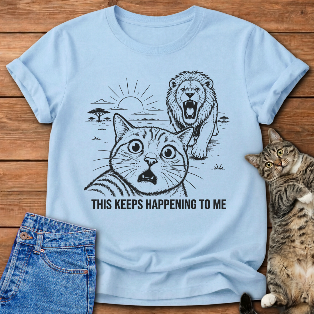 Panic Mode Cat T-Shirt
