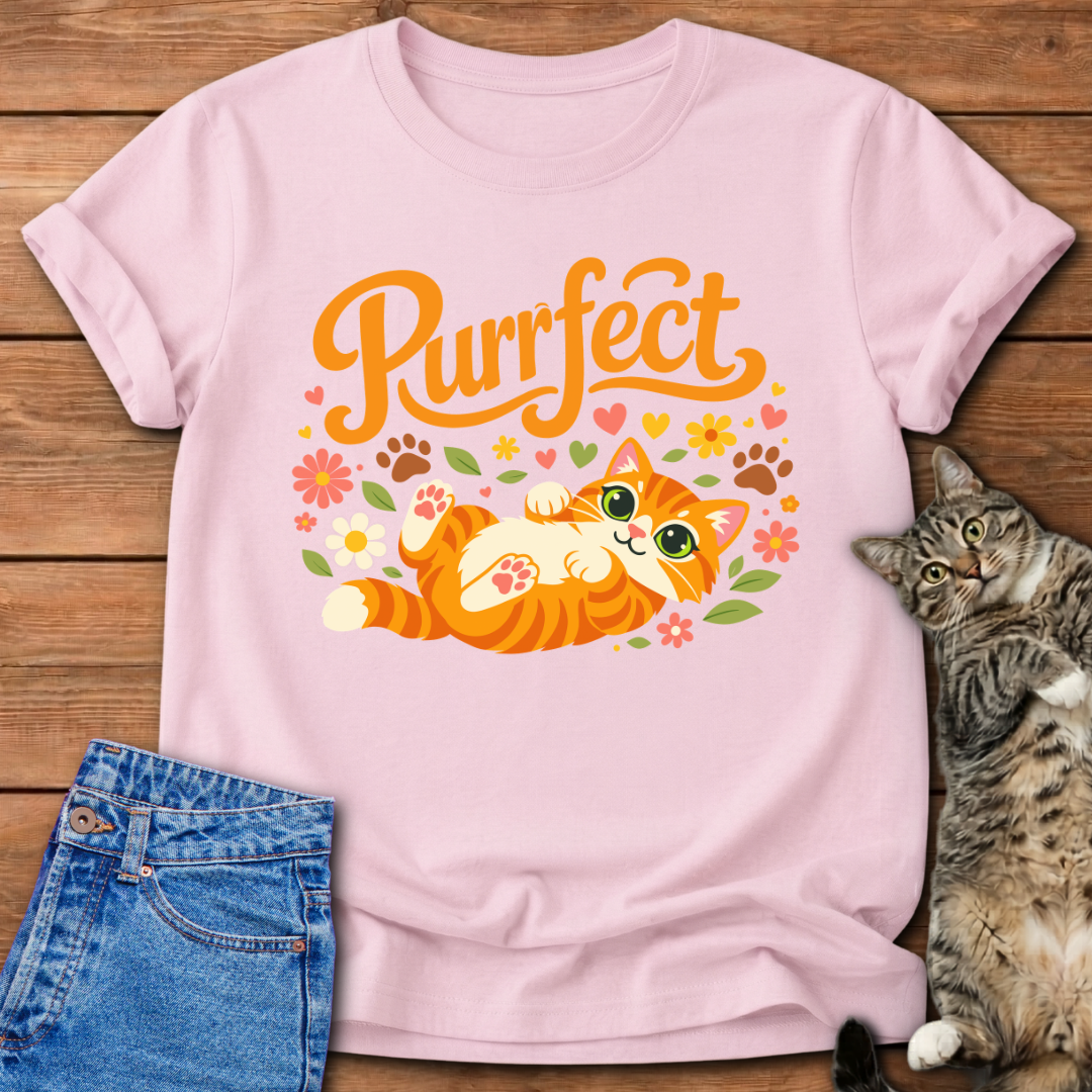 Purrfect Cat Lover  T-Shirt