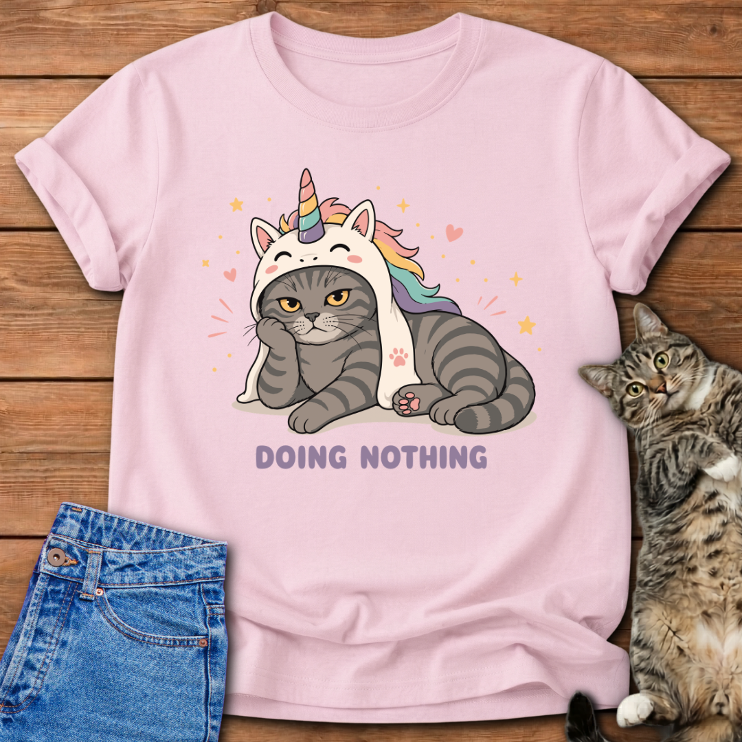 Doing Nothing T-Shirt Funny