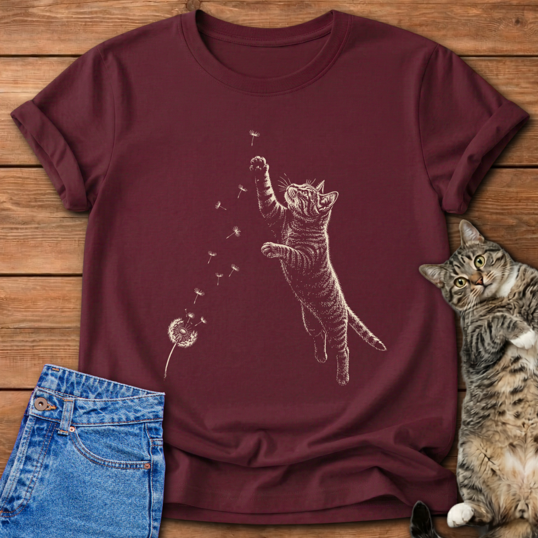 Chasing Wishes Cat T-Shirt