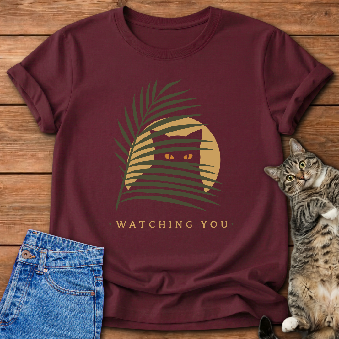 Watching You Cat T-Shirt