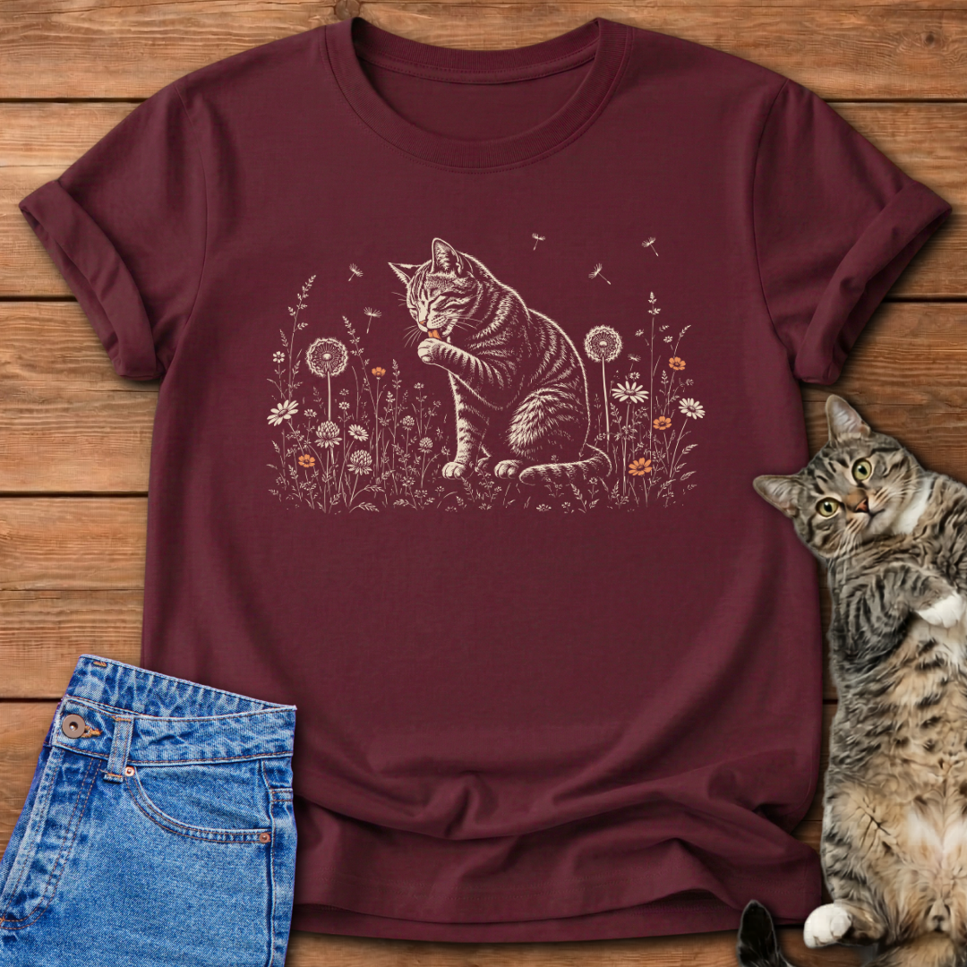 Nature Lover Cat T-Shirt