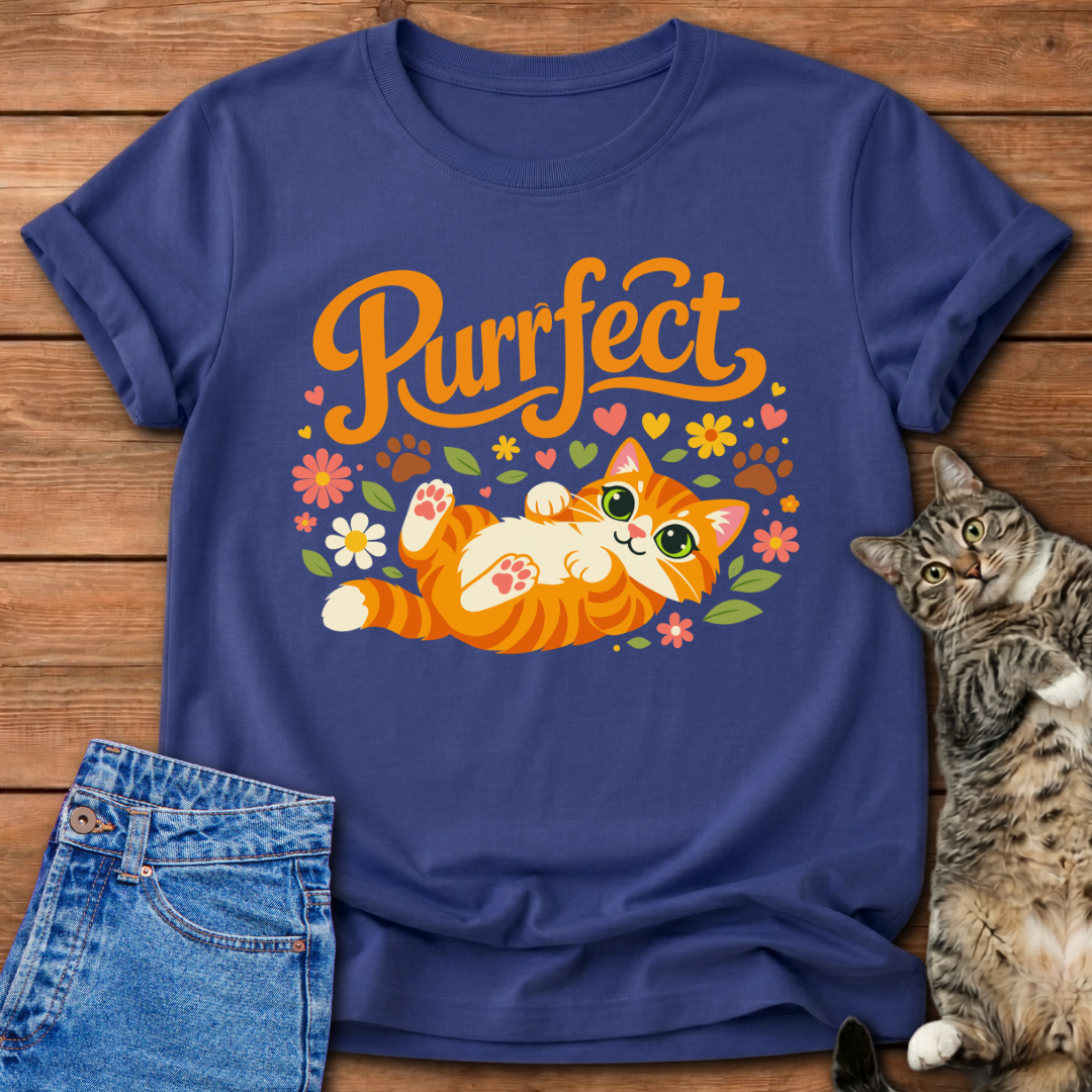 Purrfect Cat Lover  T-Shirt