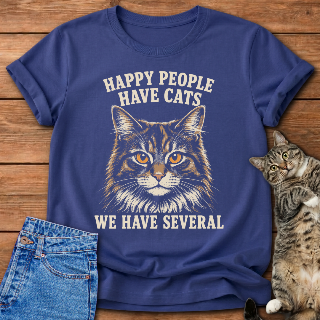 Happy Cat People T-Shirt