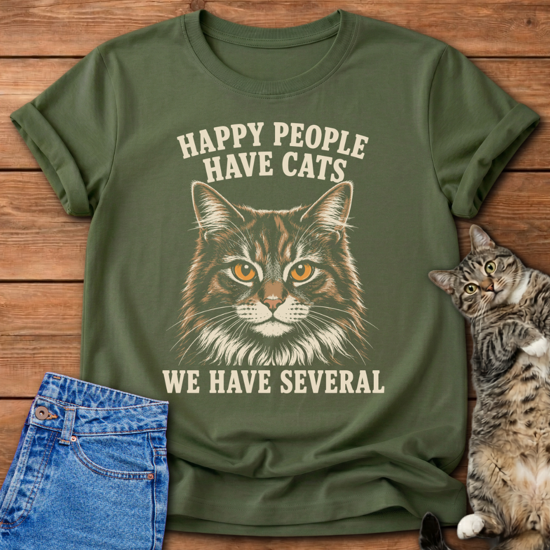 Happy Cat People T-Shirt