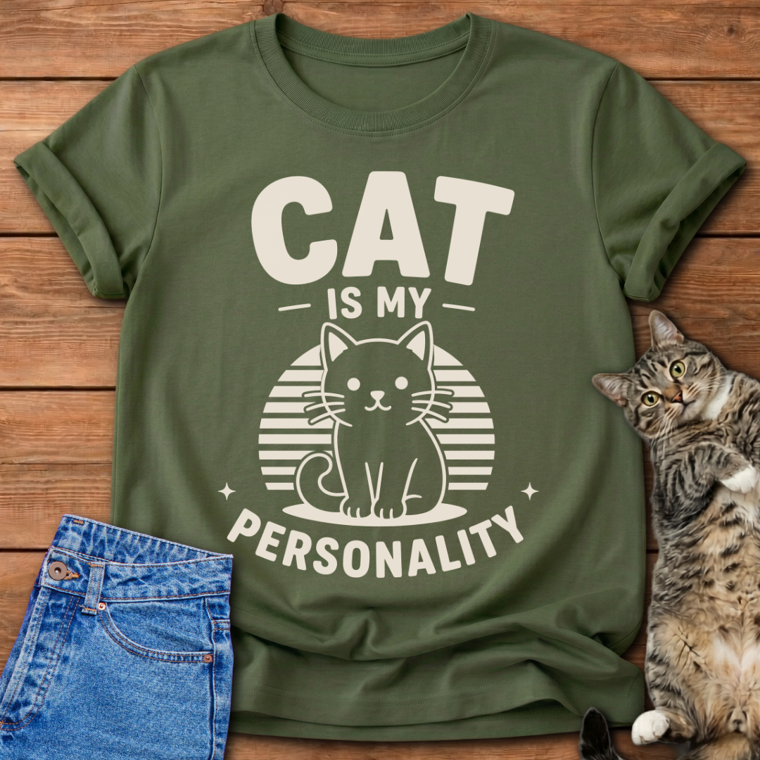 Cat Is My Personality T-Shirt