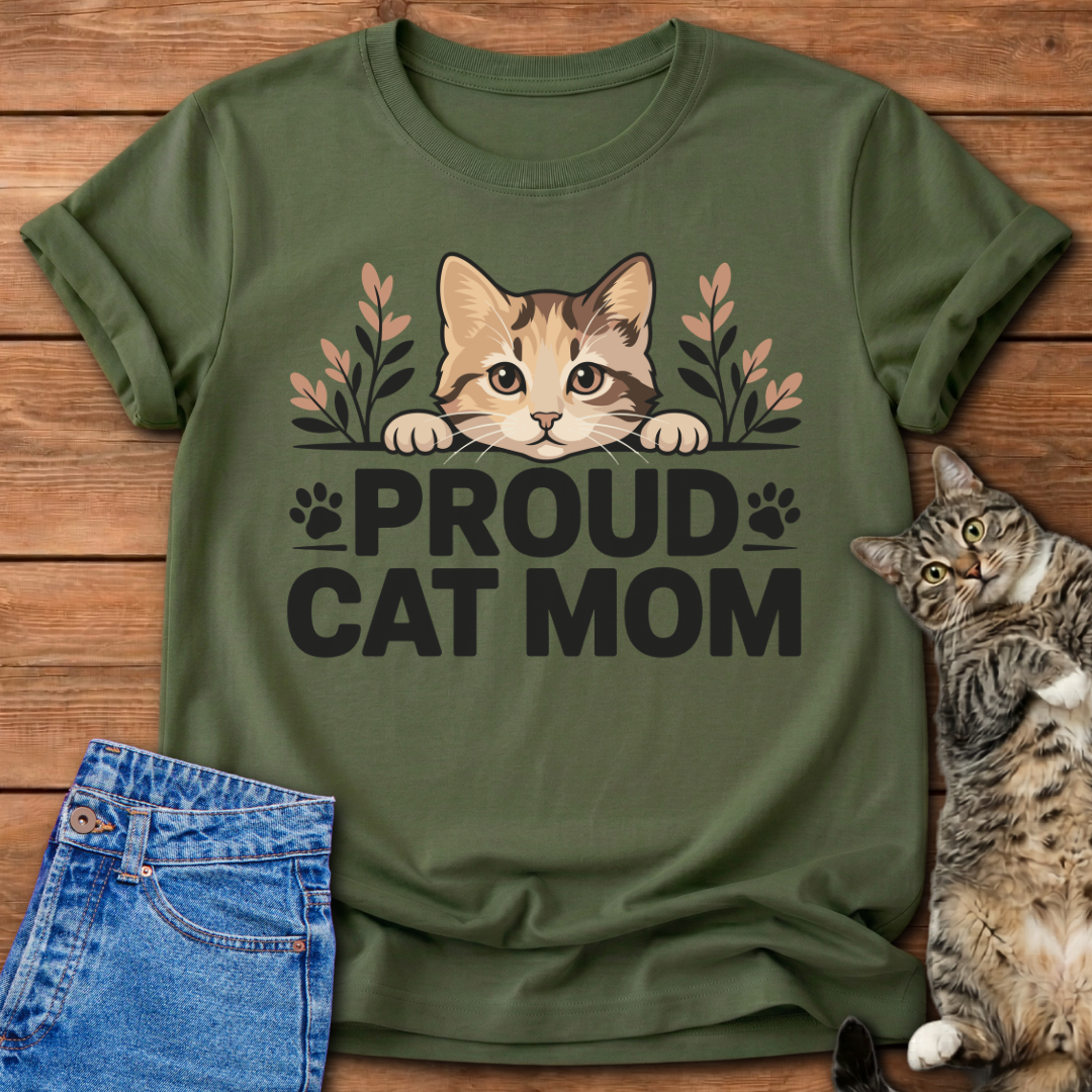 Proud Cat Mom T-Shirt