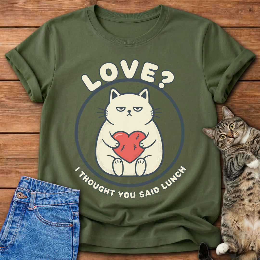 Love? I Thought You Said Lunch T-Shirt