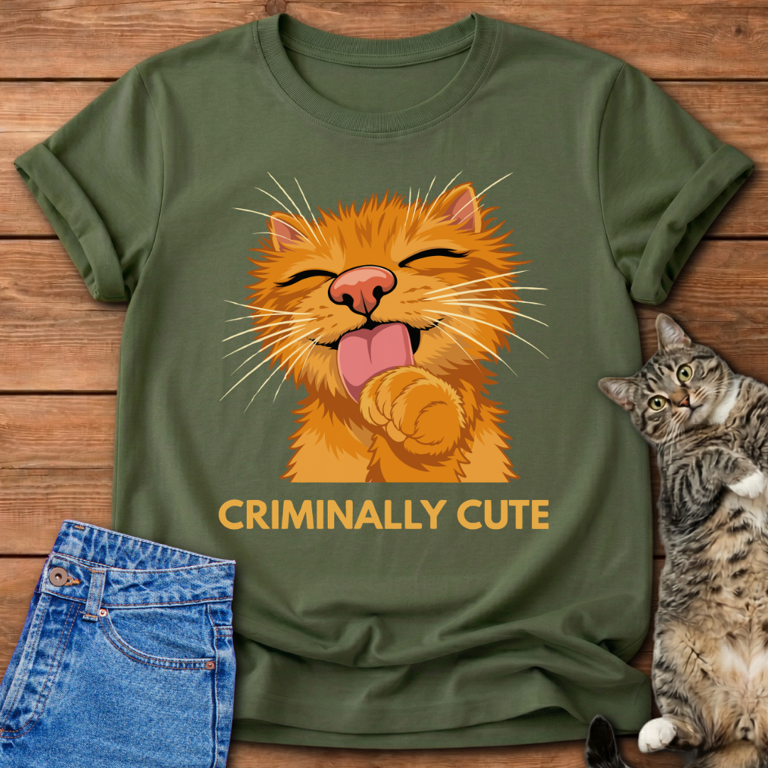Criminally Cute Cat T-Shirt