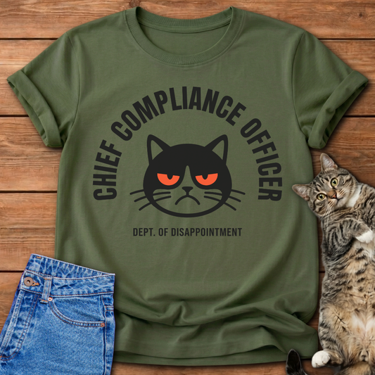 Chief Compliance Officer Cat T-Shirt