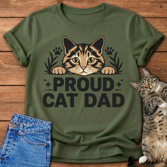 Proud Cat Dad T-Shirt