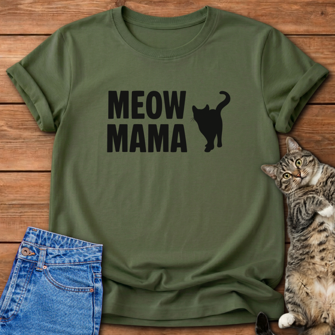 Meow Mama Cat Lover T-Shirt