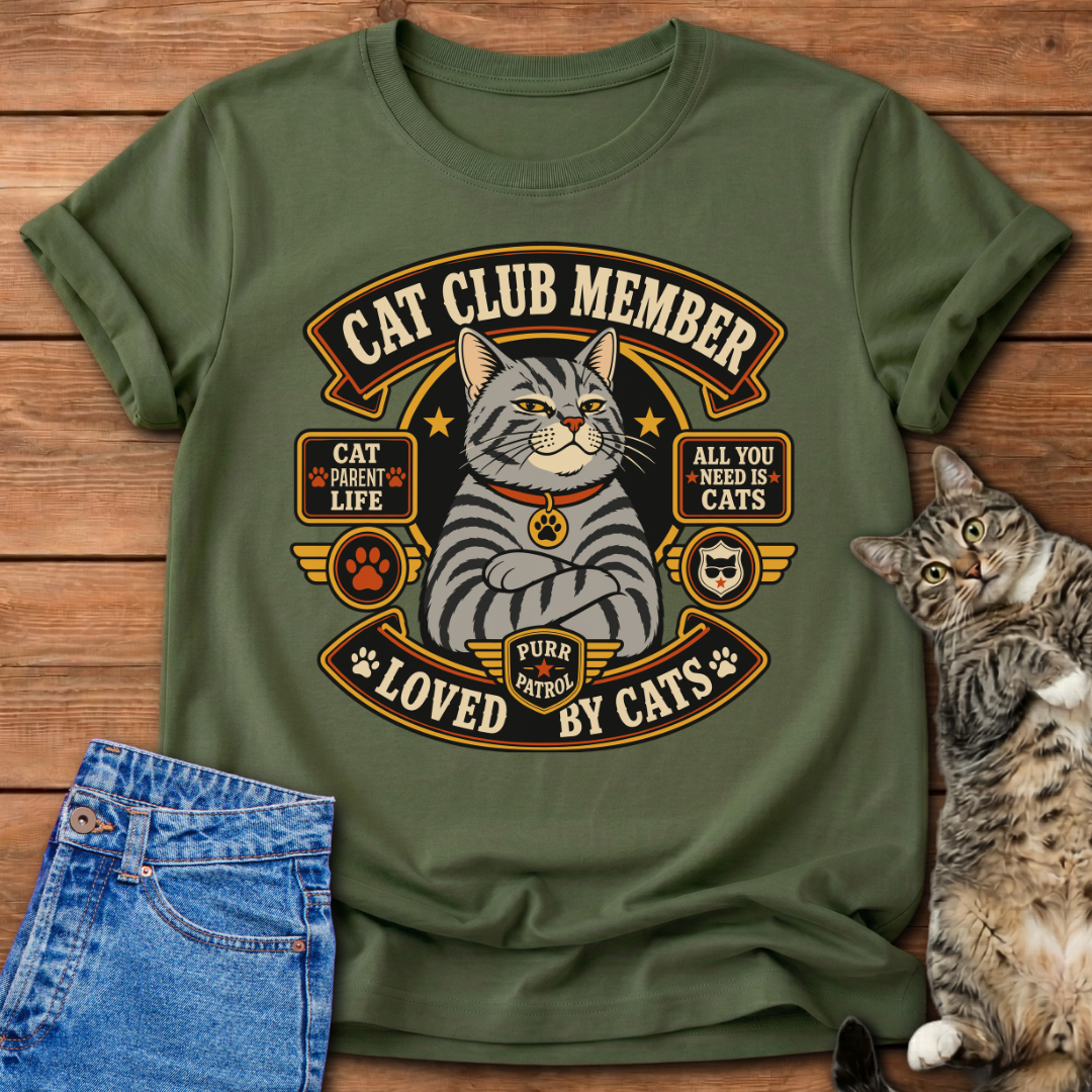 Cat Club Member T-Shirt