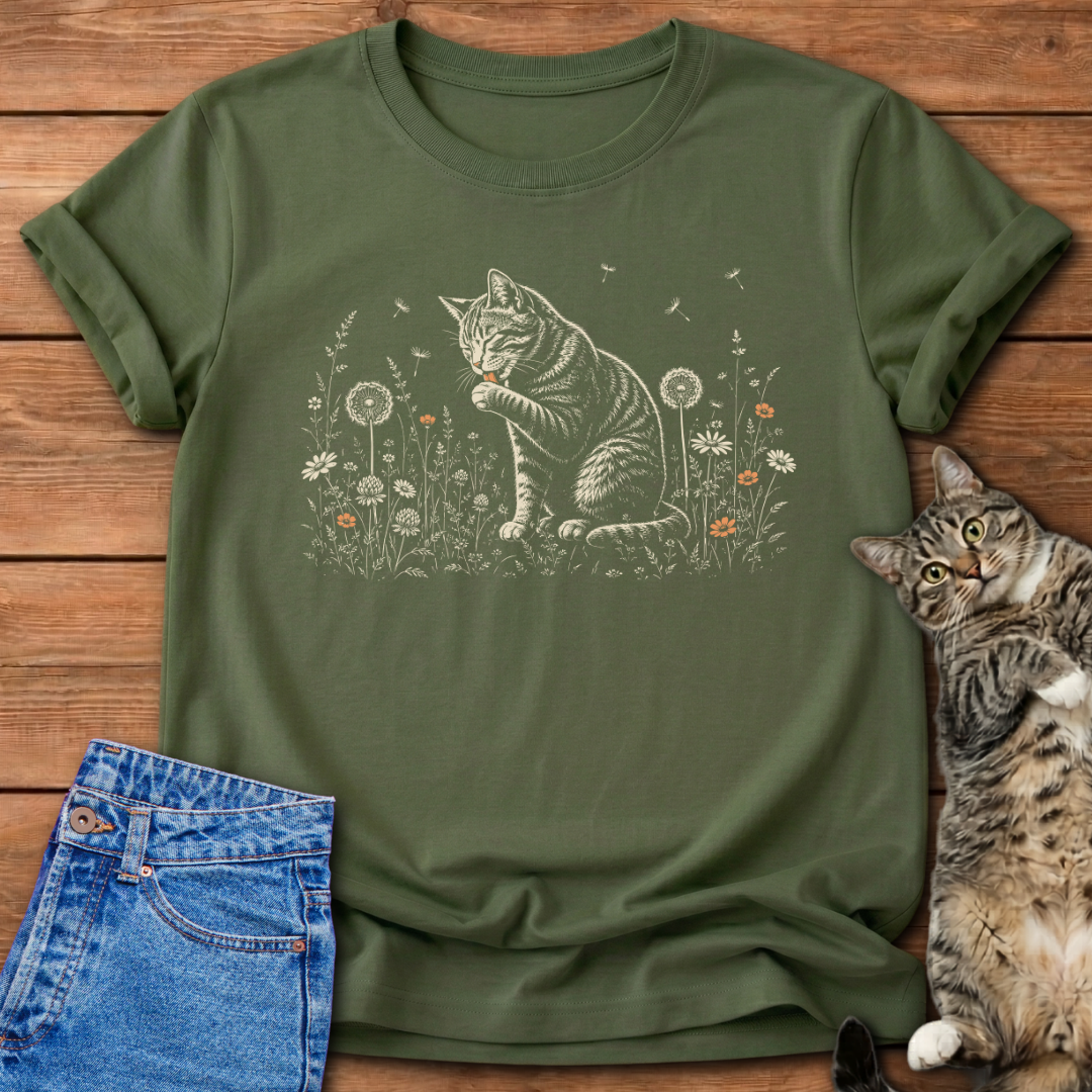 Nature Lover Cat T-Shirt