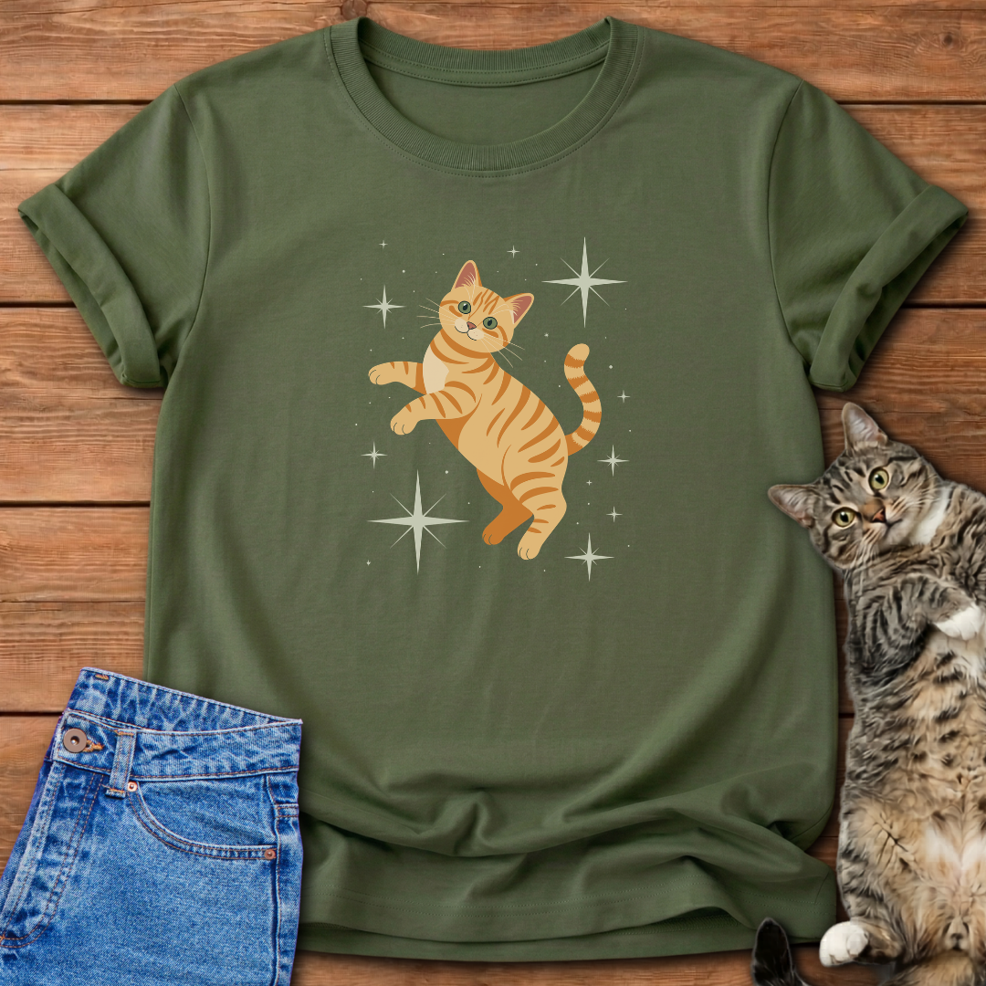 Cute Space Cat T-Shirt