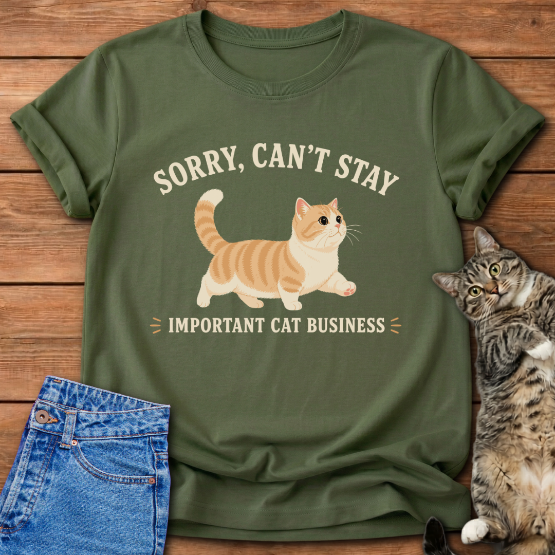 Important Cat Business T-Shirt