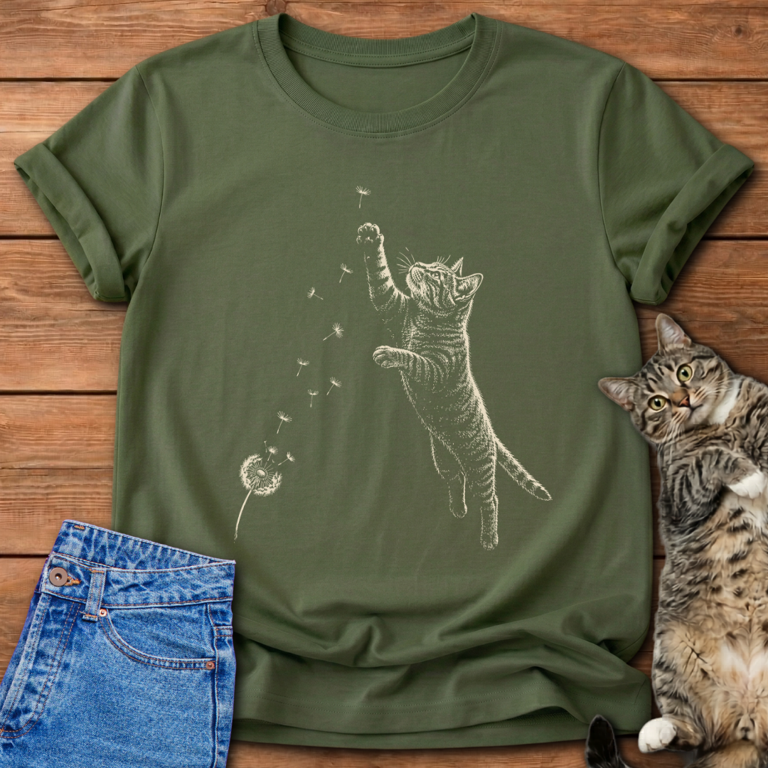 Chasing Wishes Cat T-Shirt
