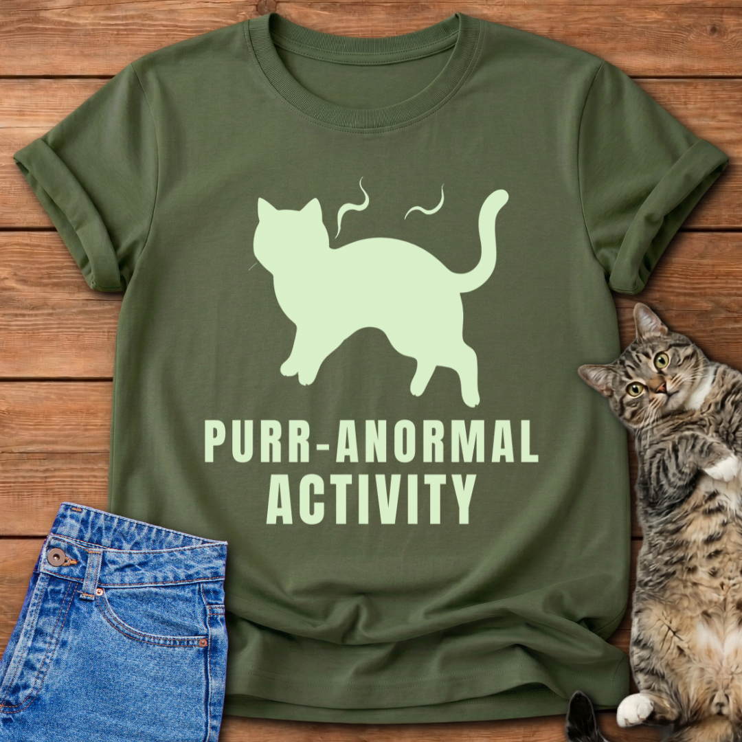 Purr-Anormal Activity T-Shirt