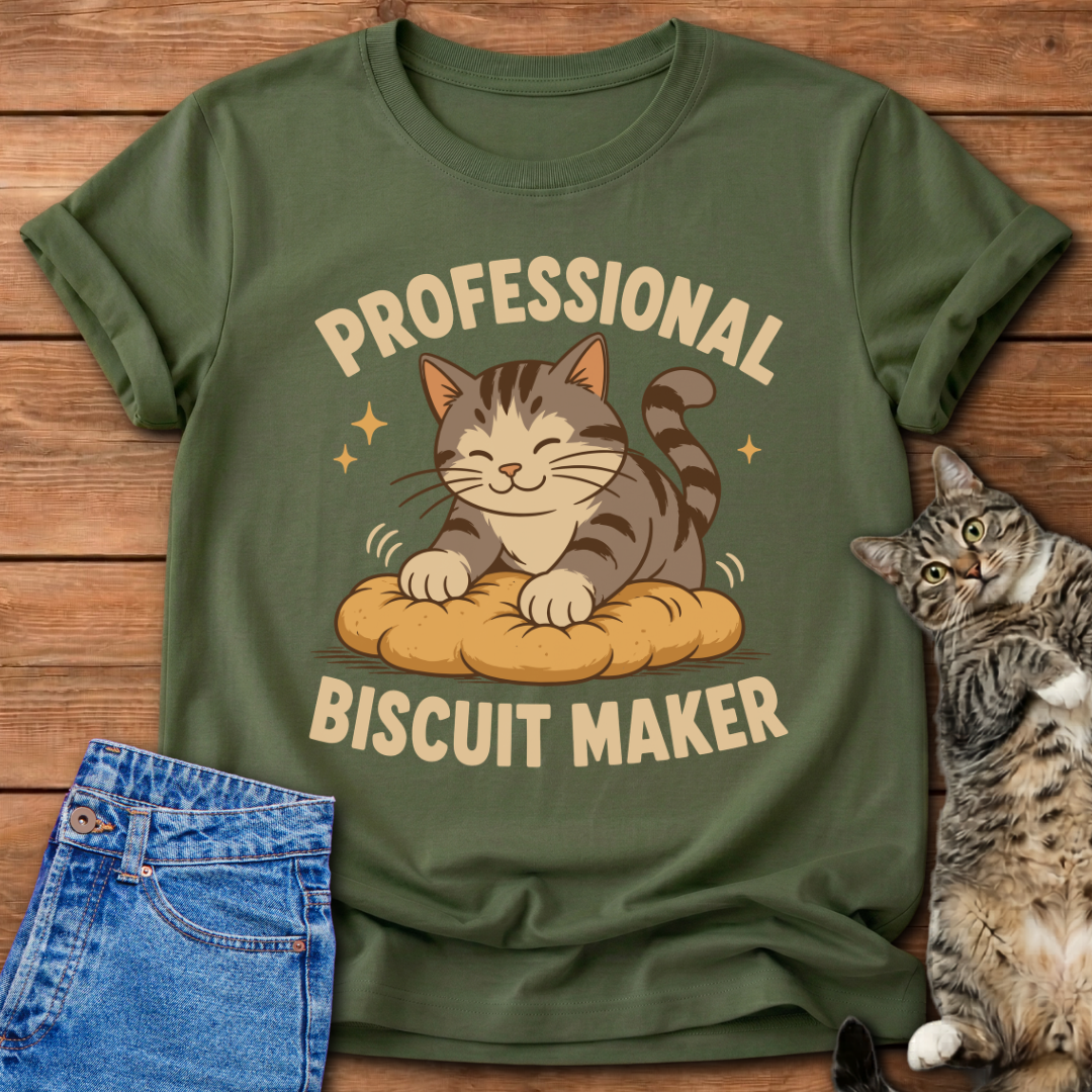 Professional Biscuit Maker Cat T-Shirt