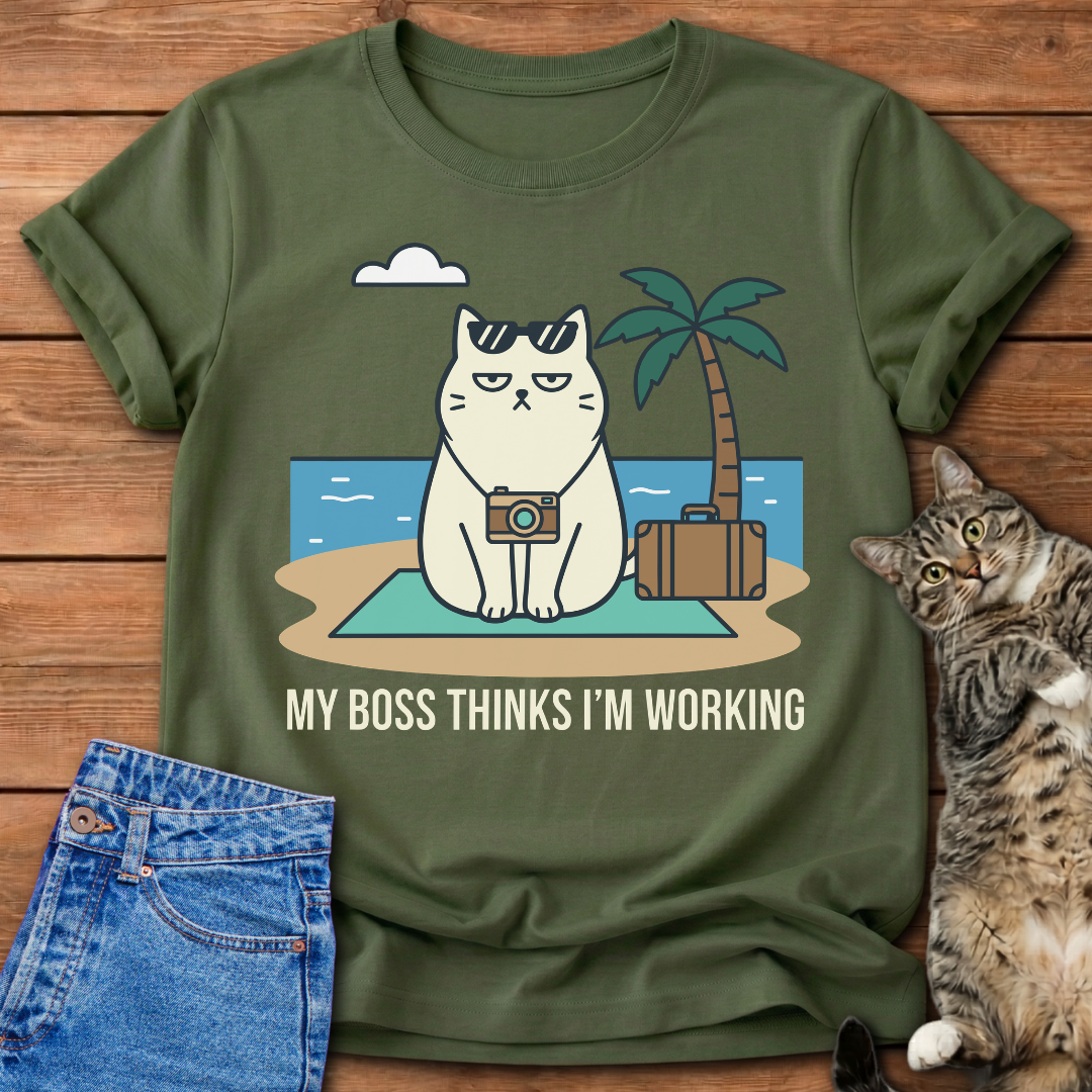 My Boss Thinks I’m Working T-Shirt
