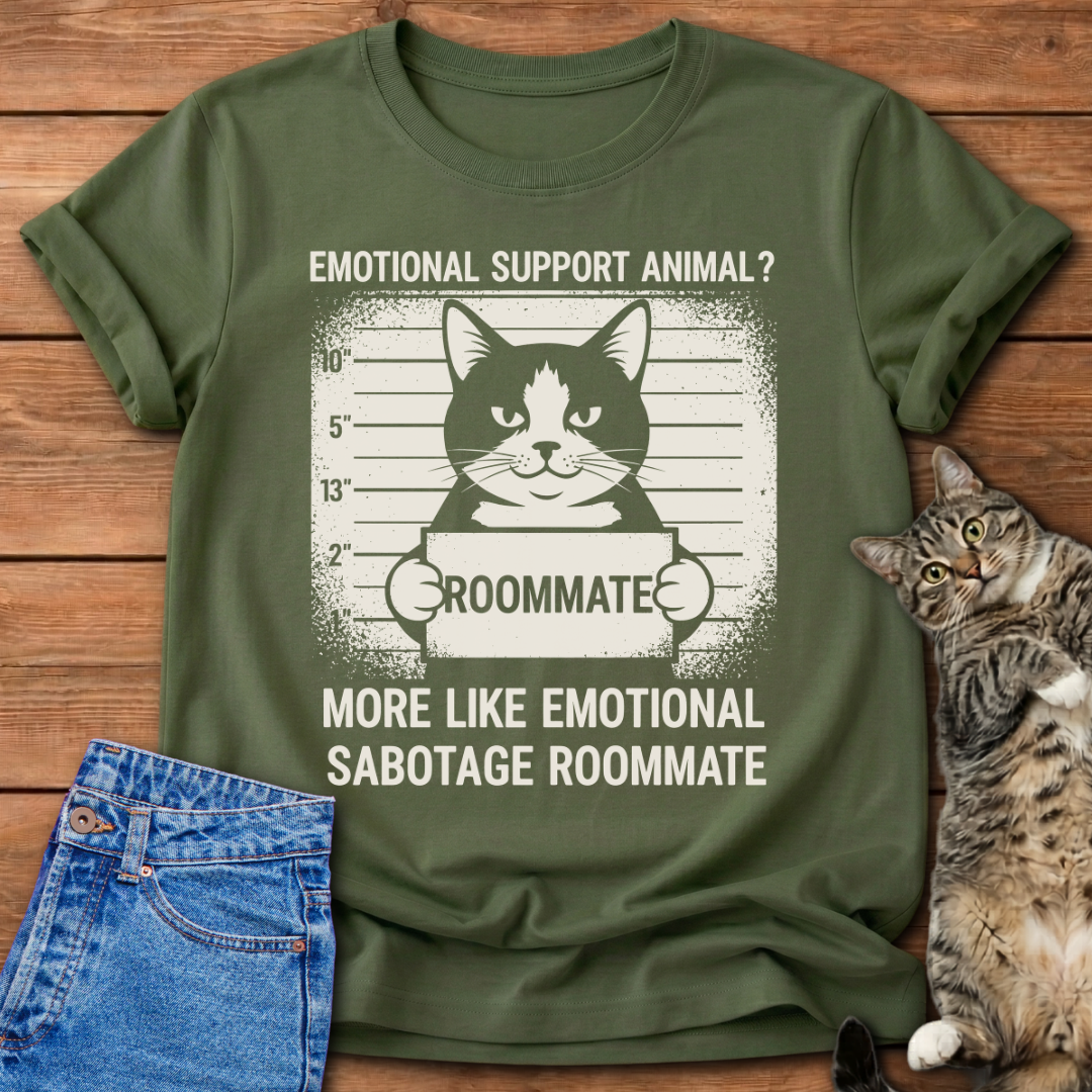 Emotional Sabotage Cat T-Shirt
