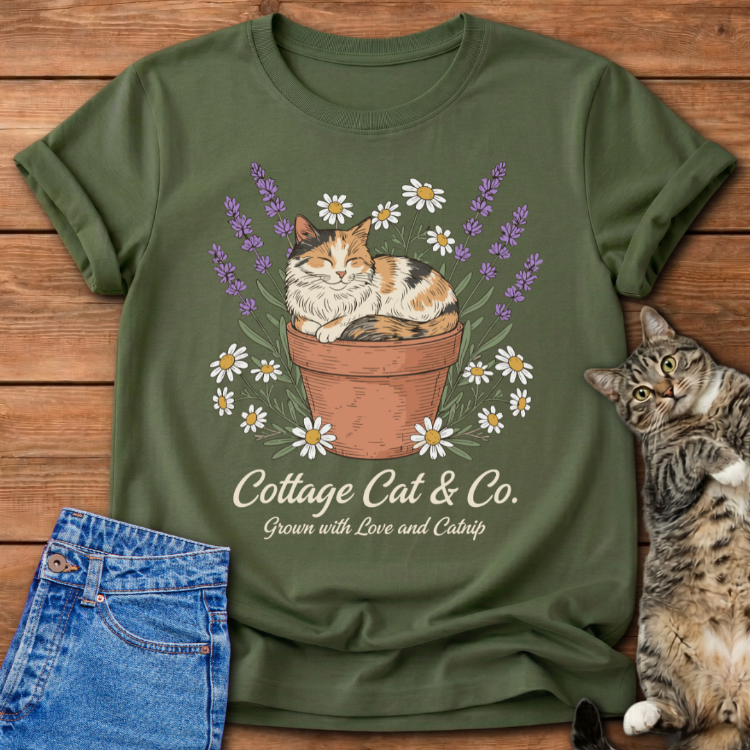 Cottage Cat T-Shirt