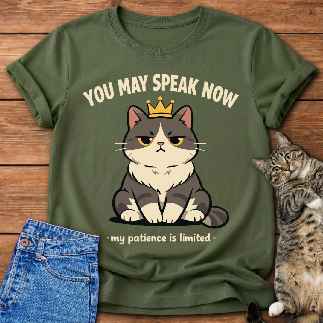 You May Speak Now – Cat T-Shirt