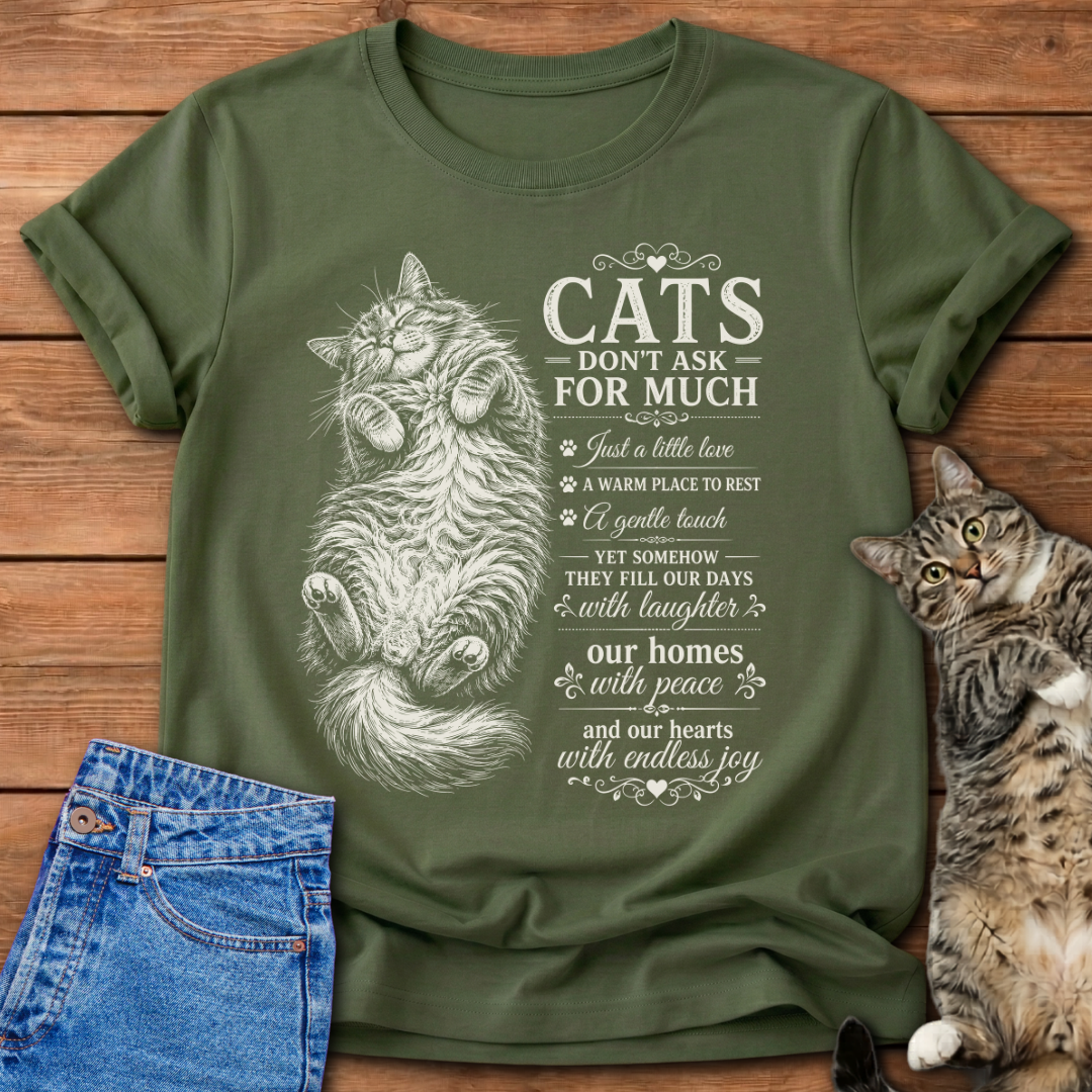 Cats Ask Little T-Shirt