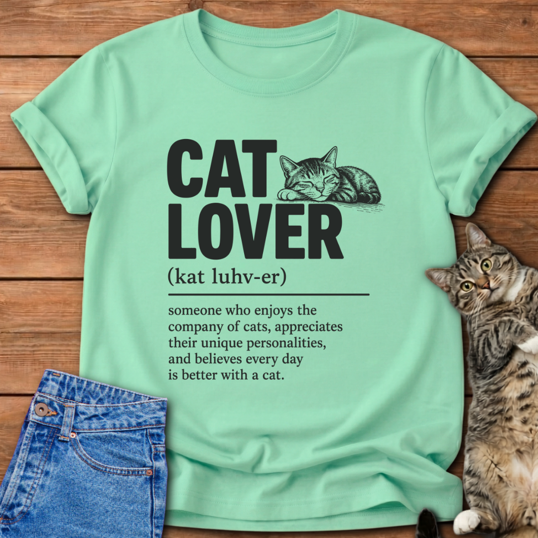 Cat Lover Definition T-Shirt