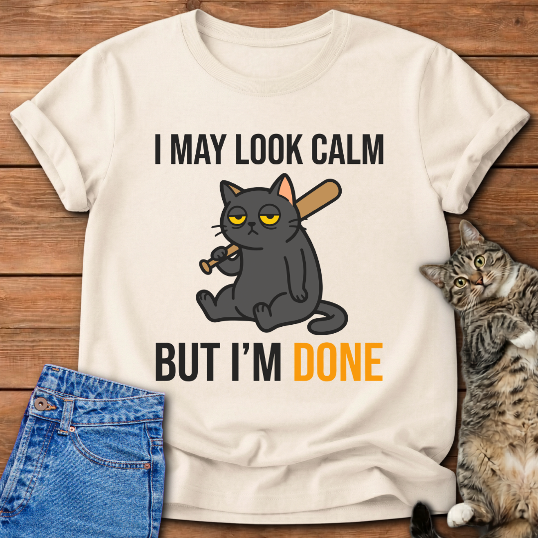 I’m Done Cat T-Shirt