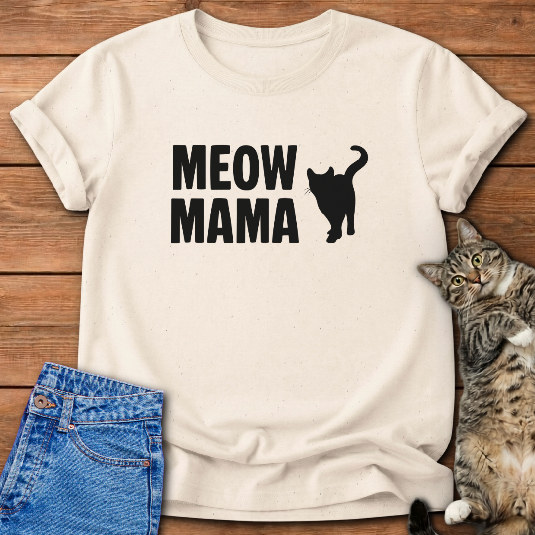 Meow Mama Cat Lover T-Shirt