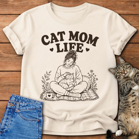 Cat Mom Life T-Shirt