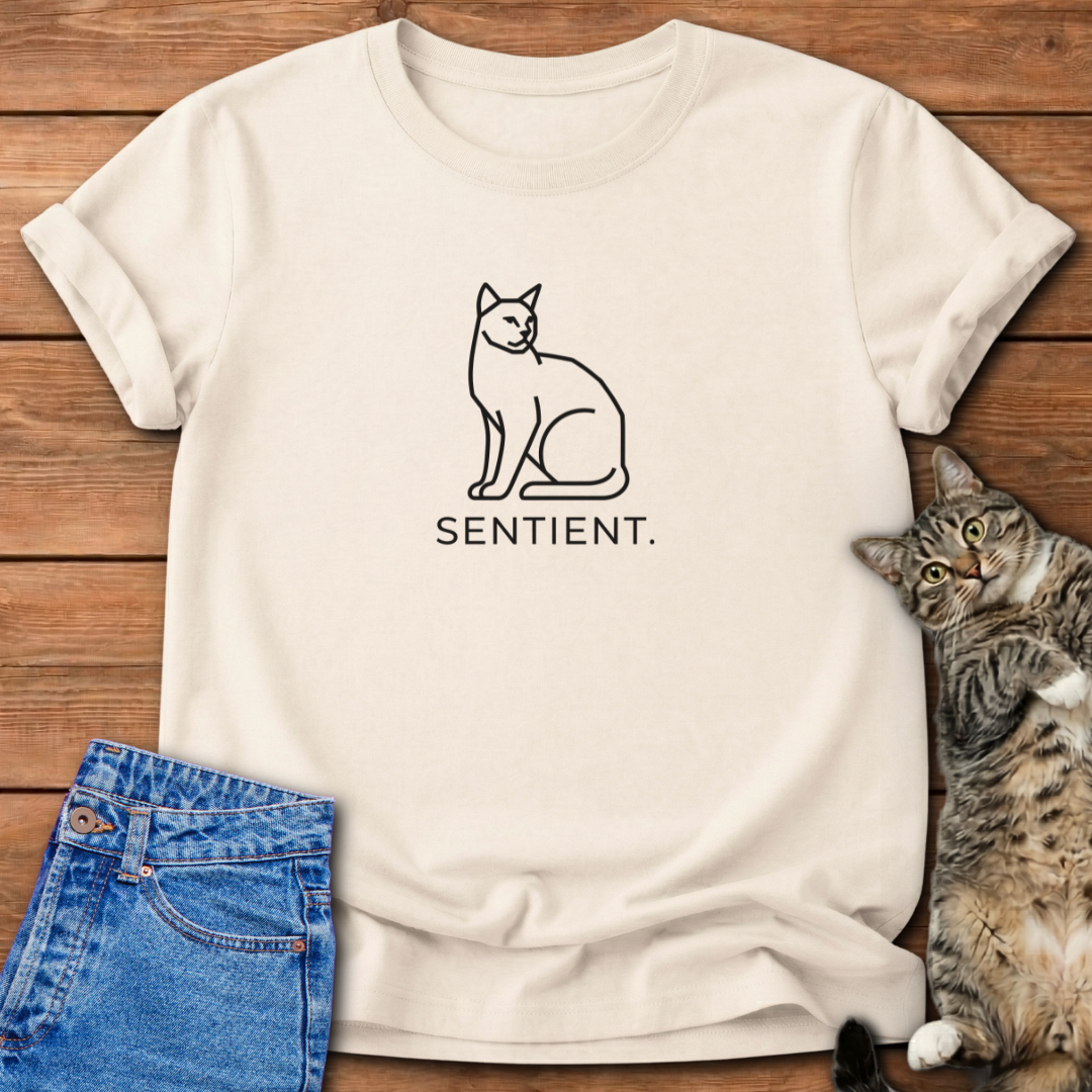 Sentient Cat T-Shirt