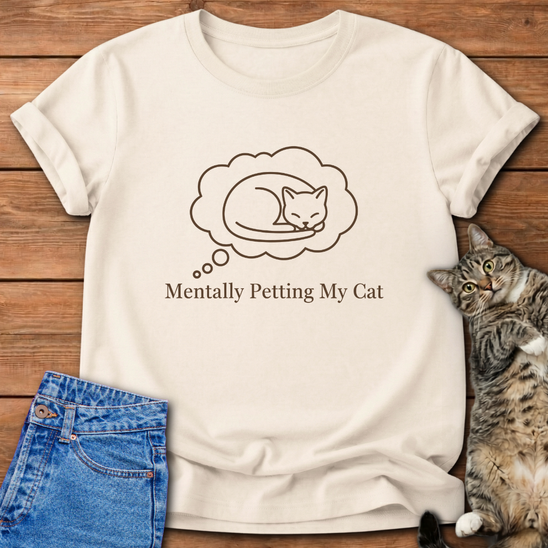 Petting My Cat T-Shirt