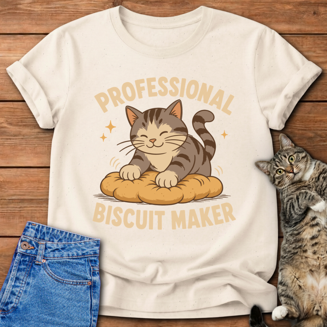 Professional Biscuit Maker Cat T-Shirt