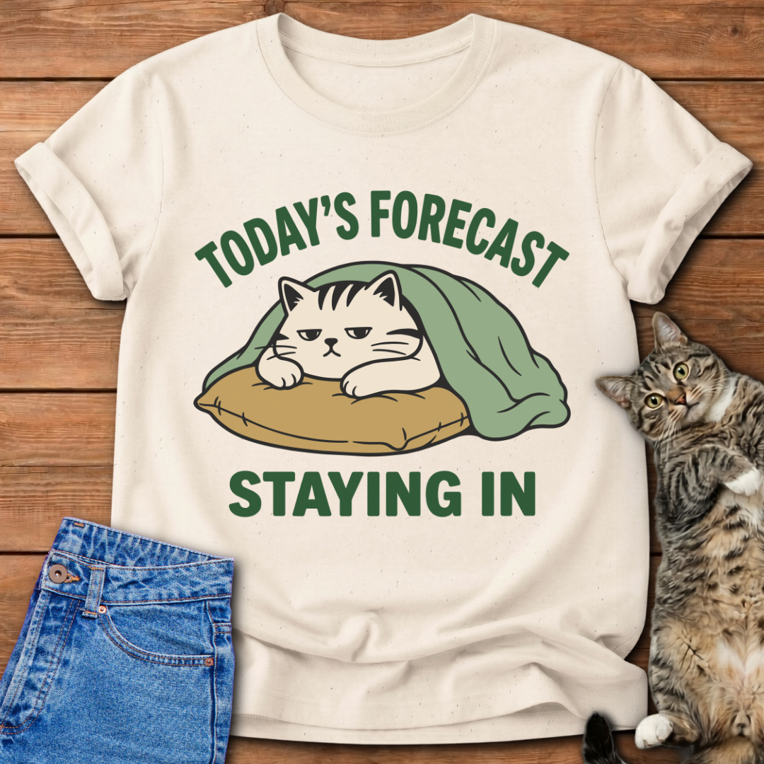 Today’s Forecast Cat T-Shirt