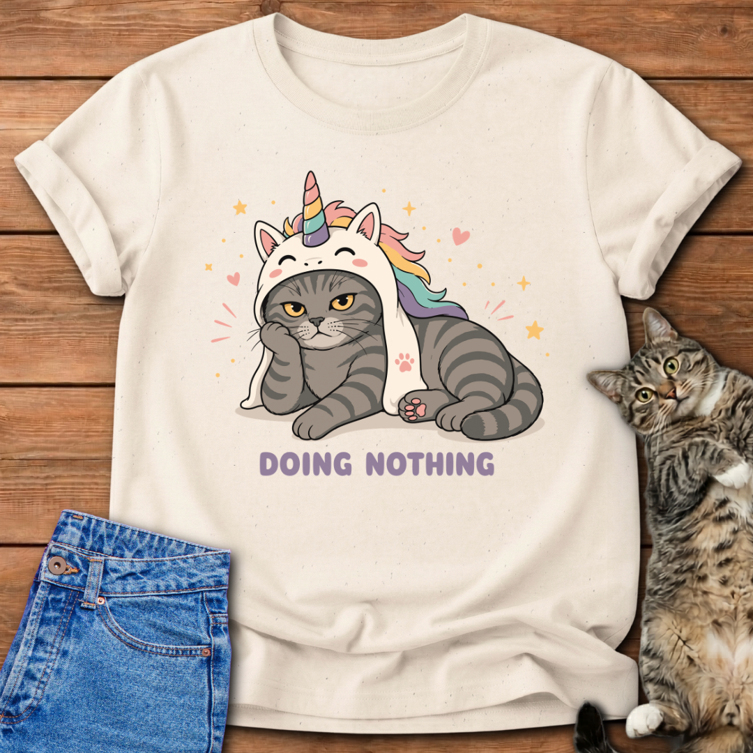 Doing Nothing T-Shirt Funny