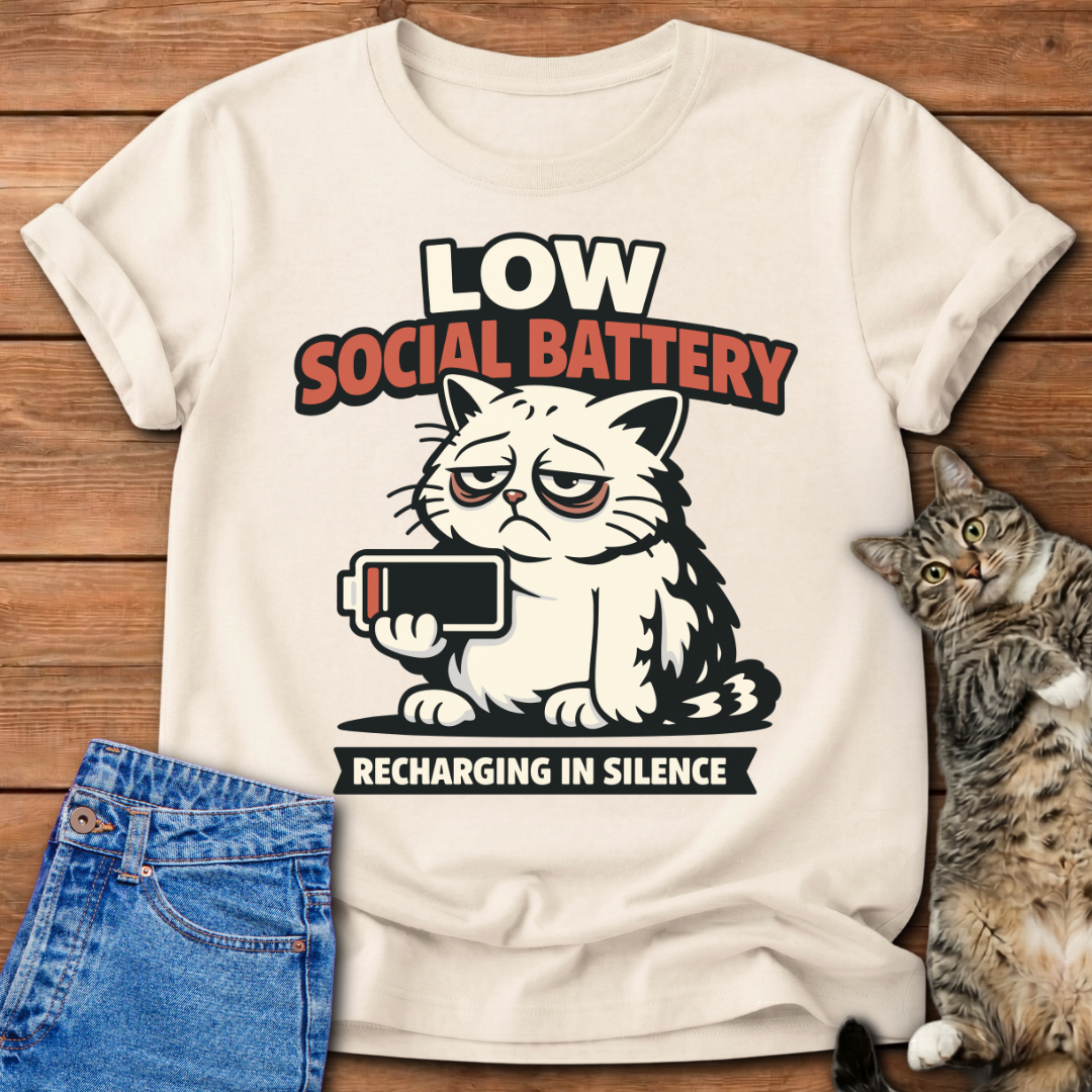 Low Social Battery T-Shirt