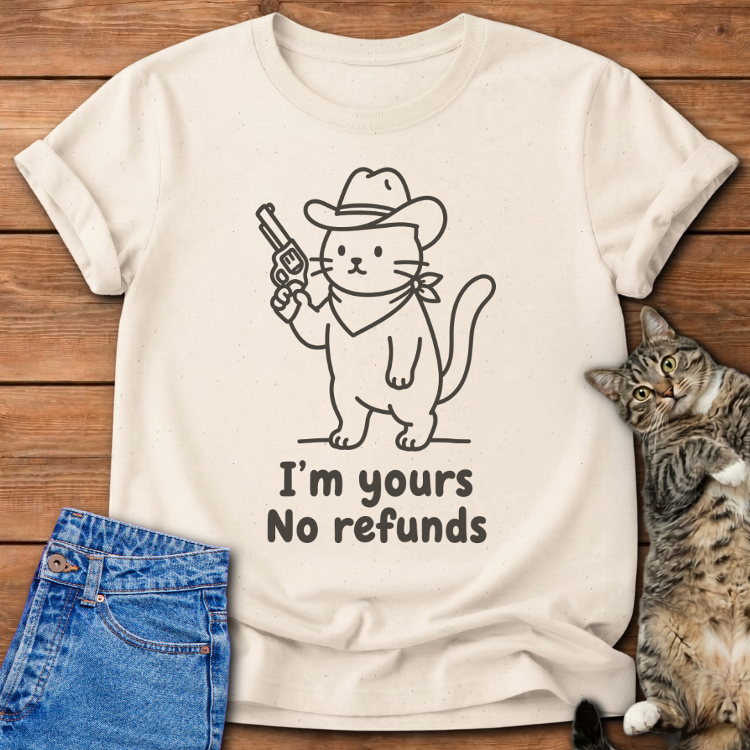 No Refunds Cowboy T-Shirt