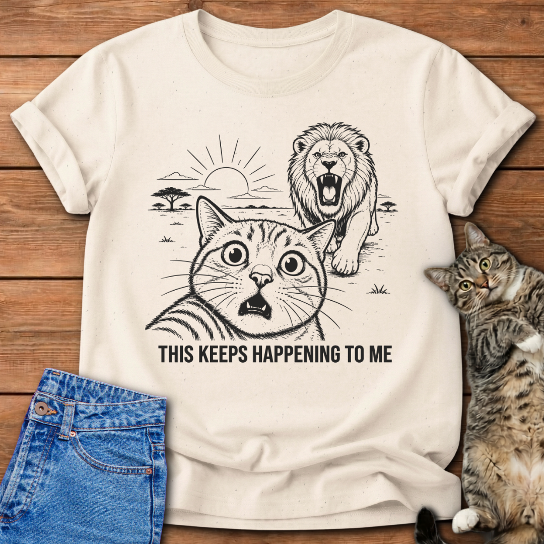 Panic Mode Cat T-Shirt