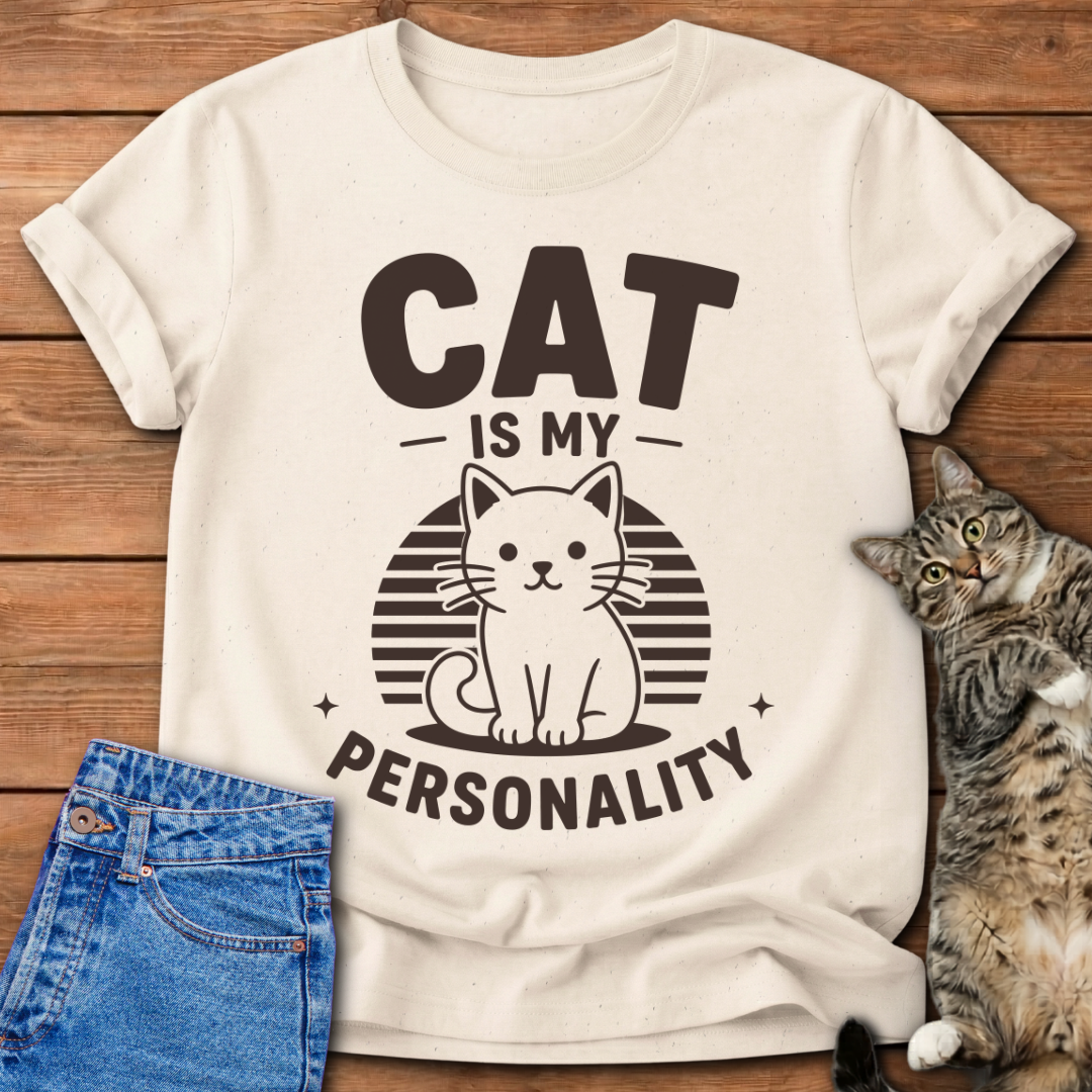 Cat Is My Personality T-Shirt