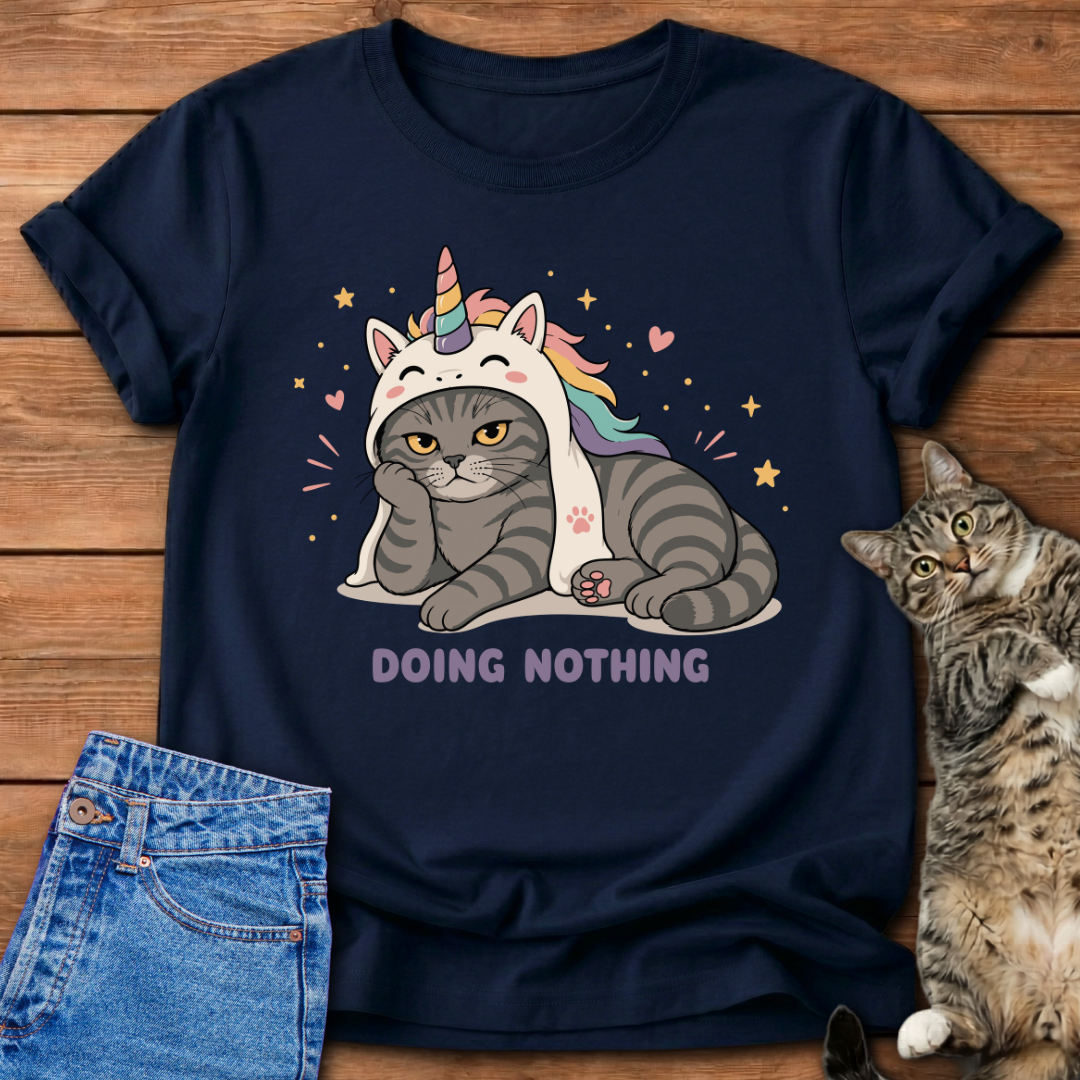 Doing Nothing T-Shirt Funny